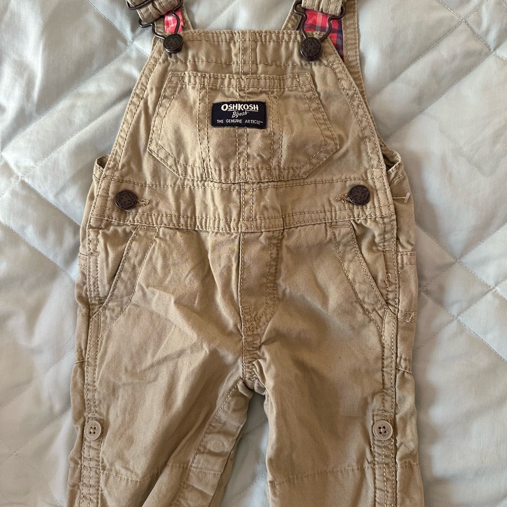 OshKosh B'gosh Beige Kids Overalls